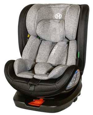 MEIN I-Size Seggiolino Auto 0-36 kg Isofix per 40-150 cm (Grigio)